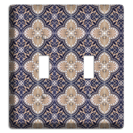 Tavira Tiles 4 2 Toggle Wallplate