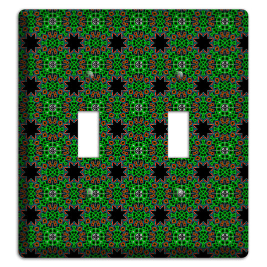 Green Foulard 2 2 Toggle Wallplate