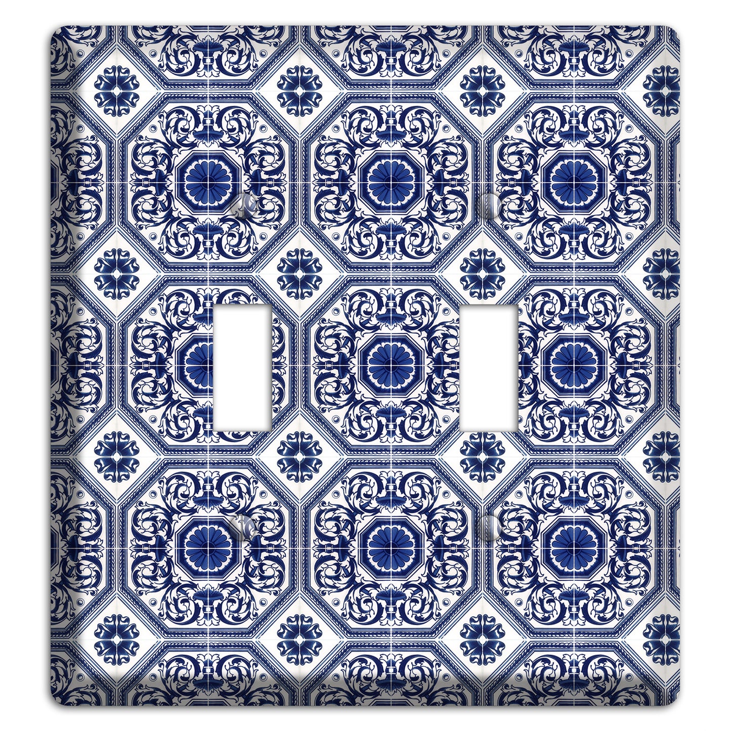 Tavira Tiles 1 2 Toggle Wallplate