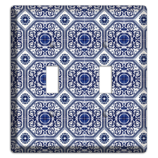 Tavira Tiles 1 2 Toggle Wallplate