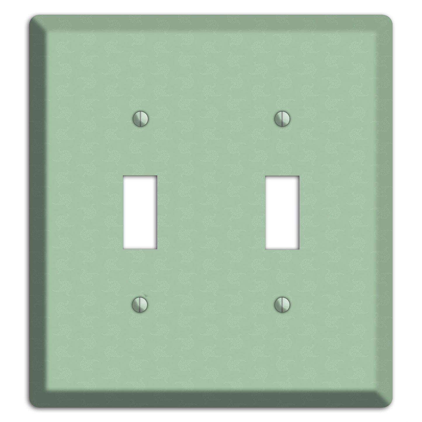 Sage Tiny Cartouche 2 Toggle Wallplate