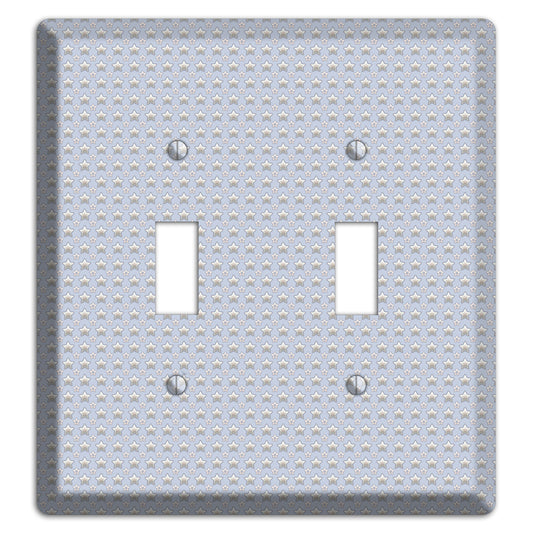 Grey Stars 2 Toggle Wallplate