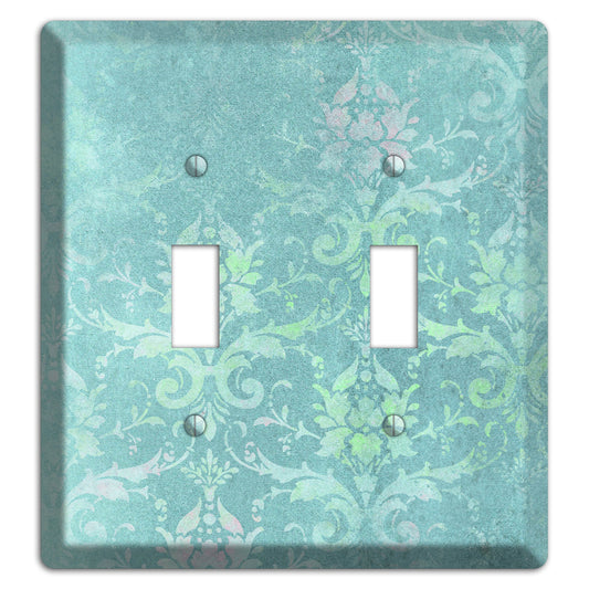 Logan Whimsical Damask 2 Toggle Wallplate