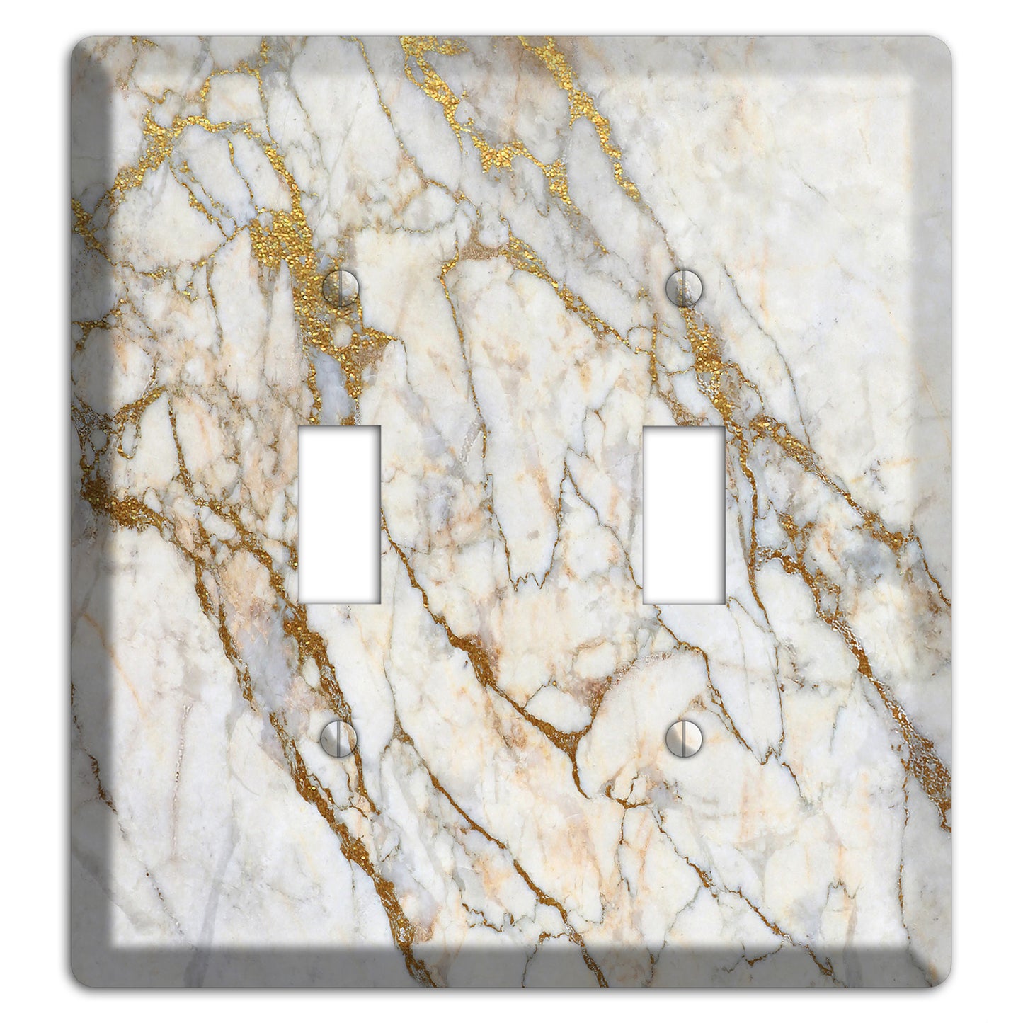 Marigold Marble 2 Toggle Wallplate