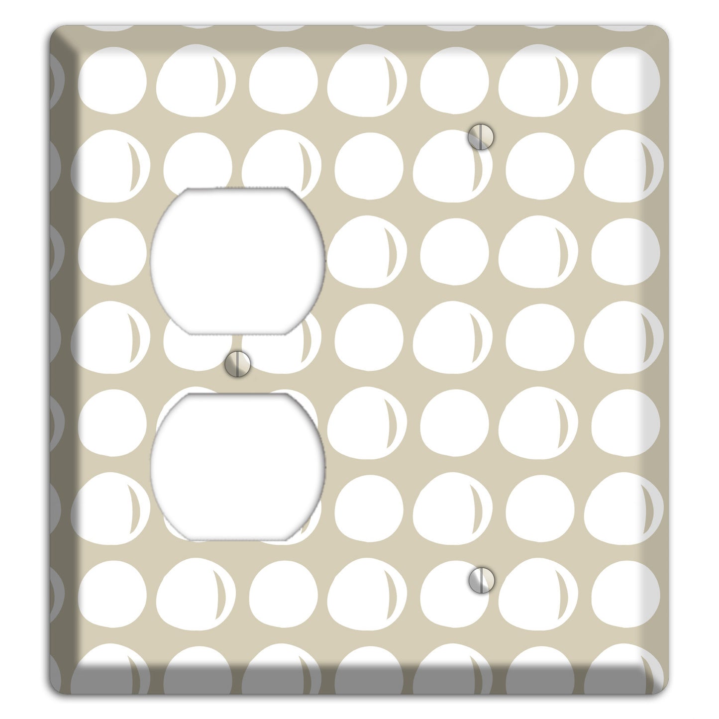 Simple Scandanavian Style KK Duplex / Blank Wallplate