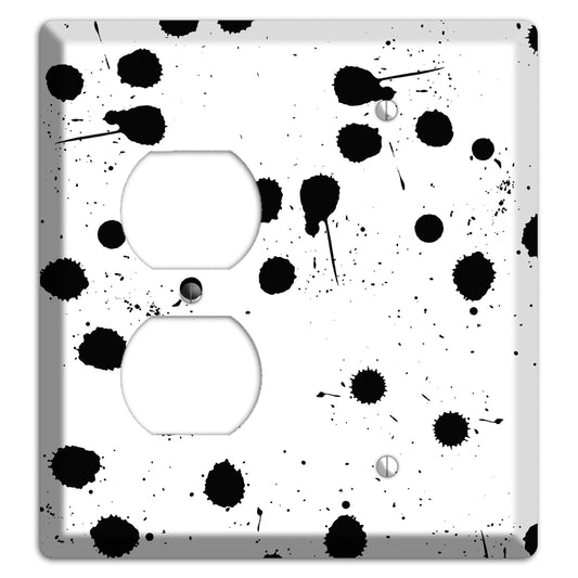 Ink Splash 9 Duplex / Blank Wallplate