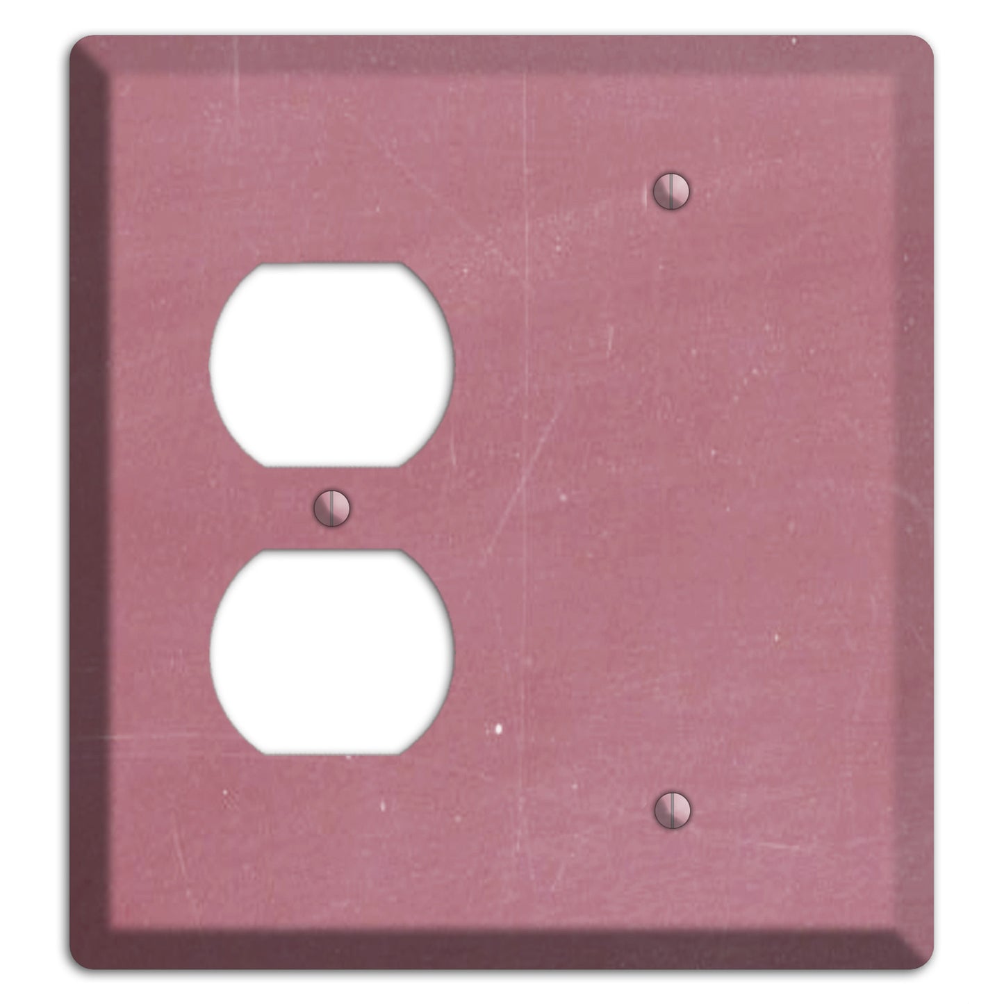 Chalk Pink Duplex / Blank Wallplate