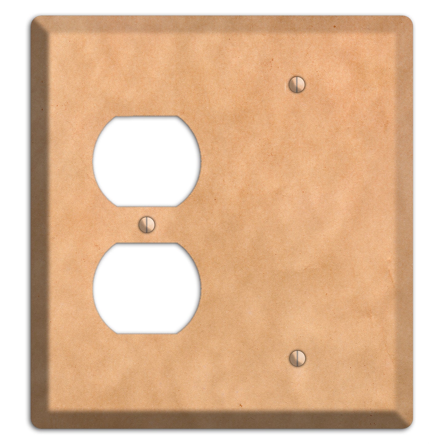 Aged Paper 10 Duplex / Blank Wallplate