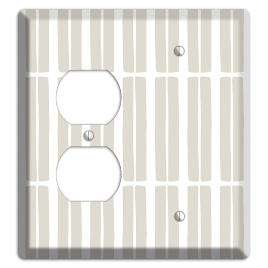 Simple Scandanavian Style FF Duplex / Blank Wallplate