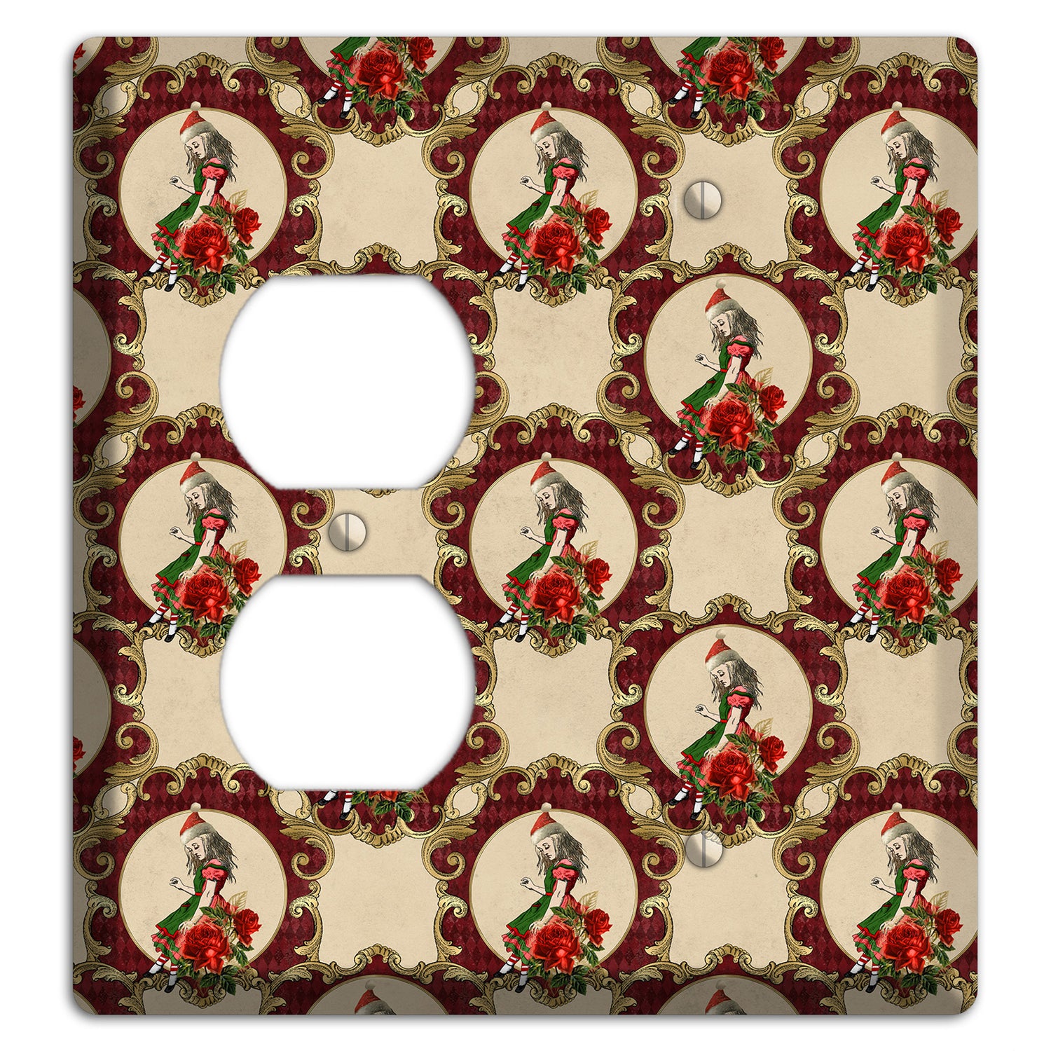 Holiday in Wonderland Alice Duplex / Blank Wallplate