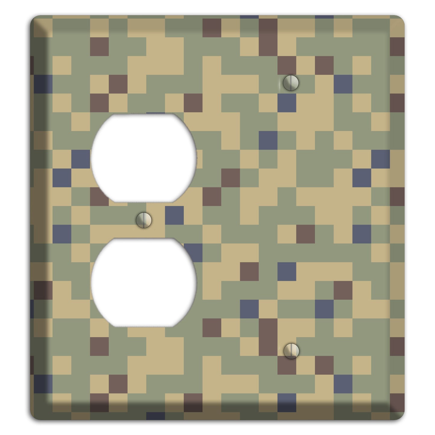 Dual Tex Camo Duplex / Blank Wallplate