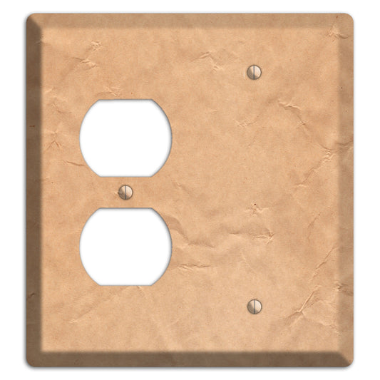 Aged Paper 6 Duplex / Blank Wallplate