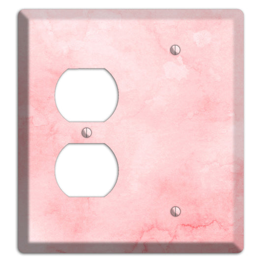 Mandys Pink Soft Coral Duplex / Blank Wallplate