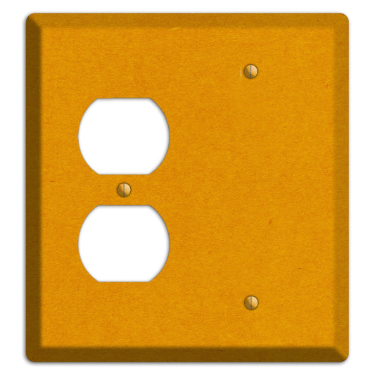 Tangerine Kraft Duplex / Blank Wallplate