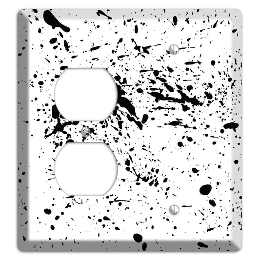 Ink Splash 4 Duplex / Blank Wallplate