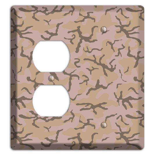 Woodland Camo Duplex / Blank Wallplate