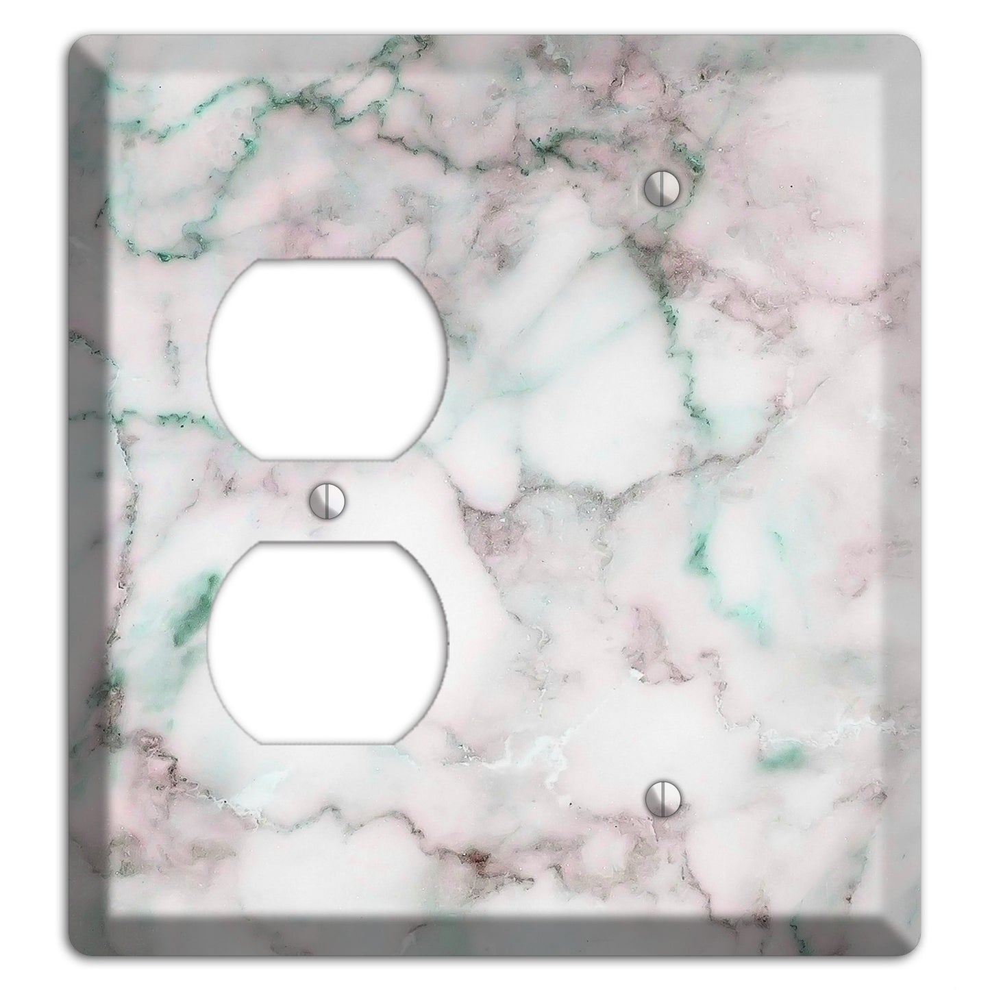 Nebula Marble Duplex / Blank Wallplate