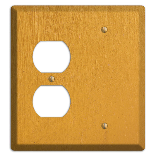 Gold Concrete Duplex / Blank Wallplate