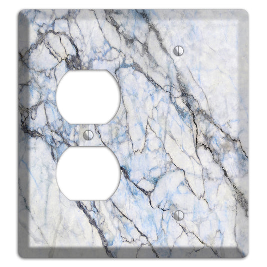 Geyser Marble Duplex / Blank Wallplate