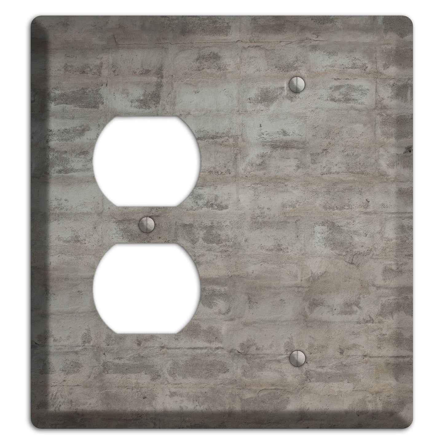 Old Concrete 16 Duplex / Blank Wallplate