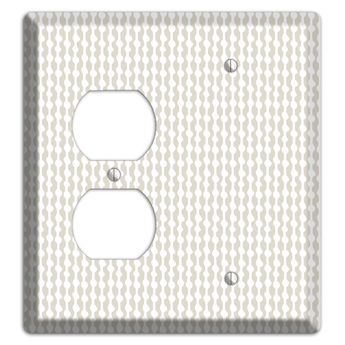 Simple Scandanavian Style C Duplex / Blank Wallplate