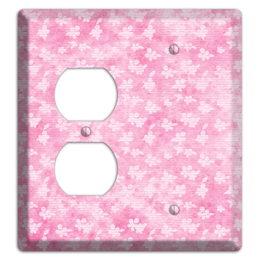 Cupid Pink Texture Duplex / Blank Wallplate