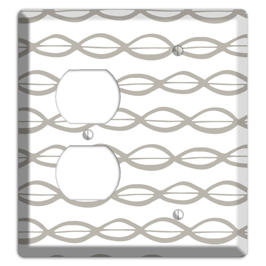 Simple Scandanavian Style D Duplex / Blank Wallplate