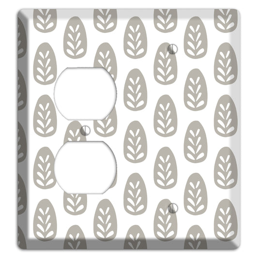 Simple Scandanavian Style U Duplex / Blank Wallplate