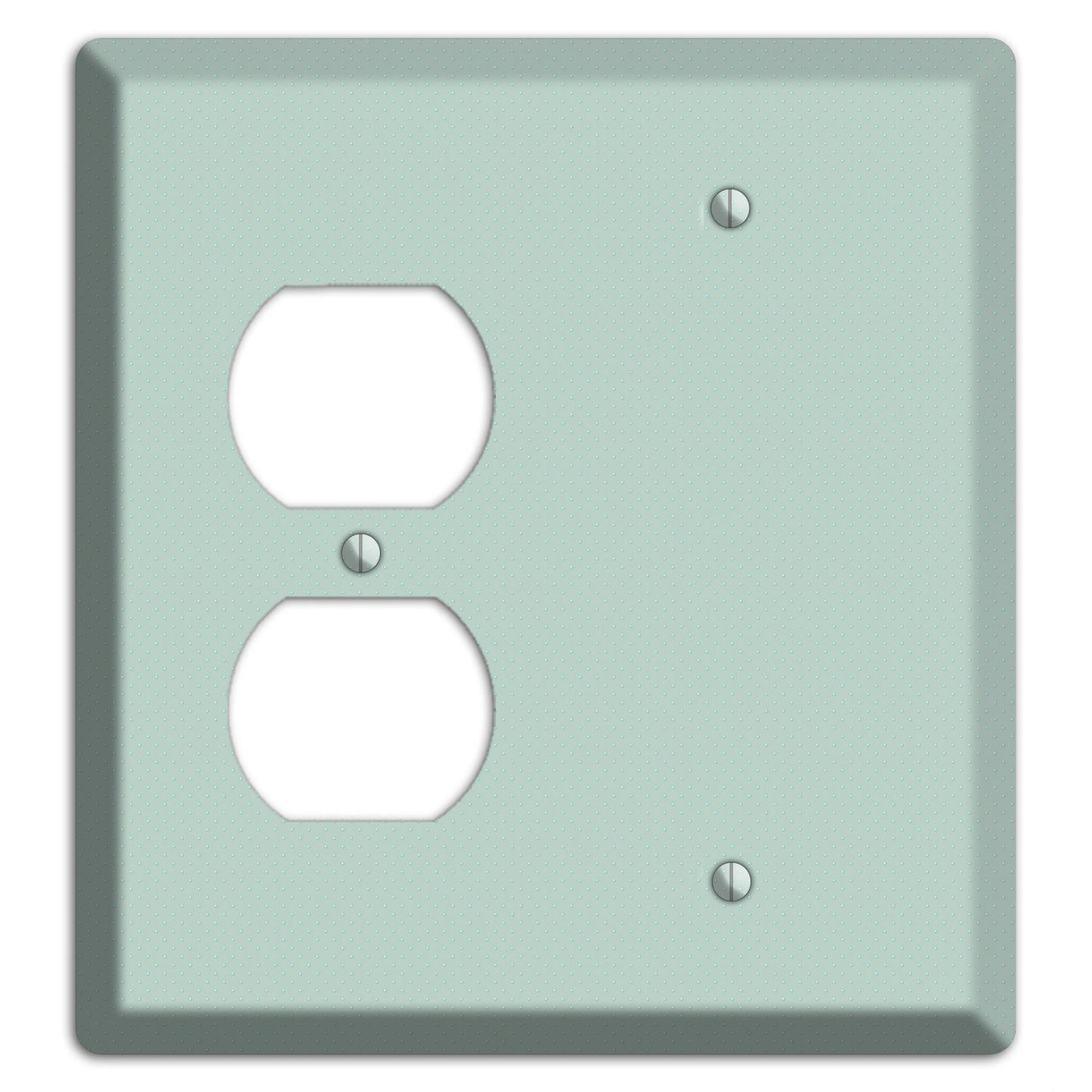 Sage with Tiny Dots Duplex / Blank Wallplate