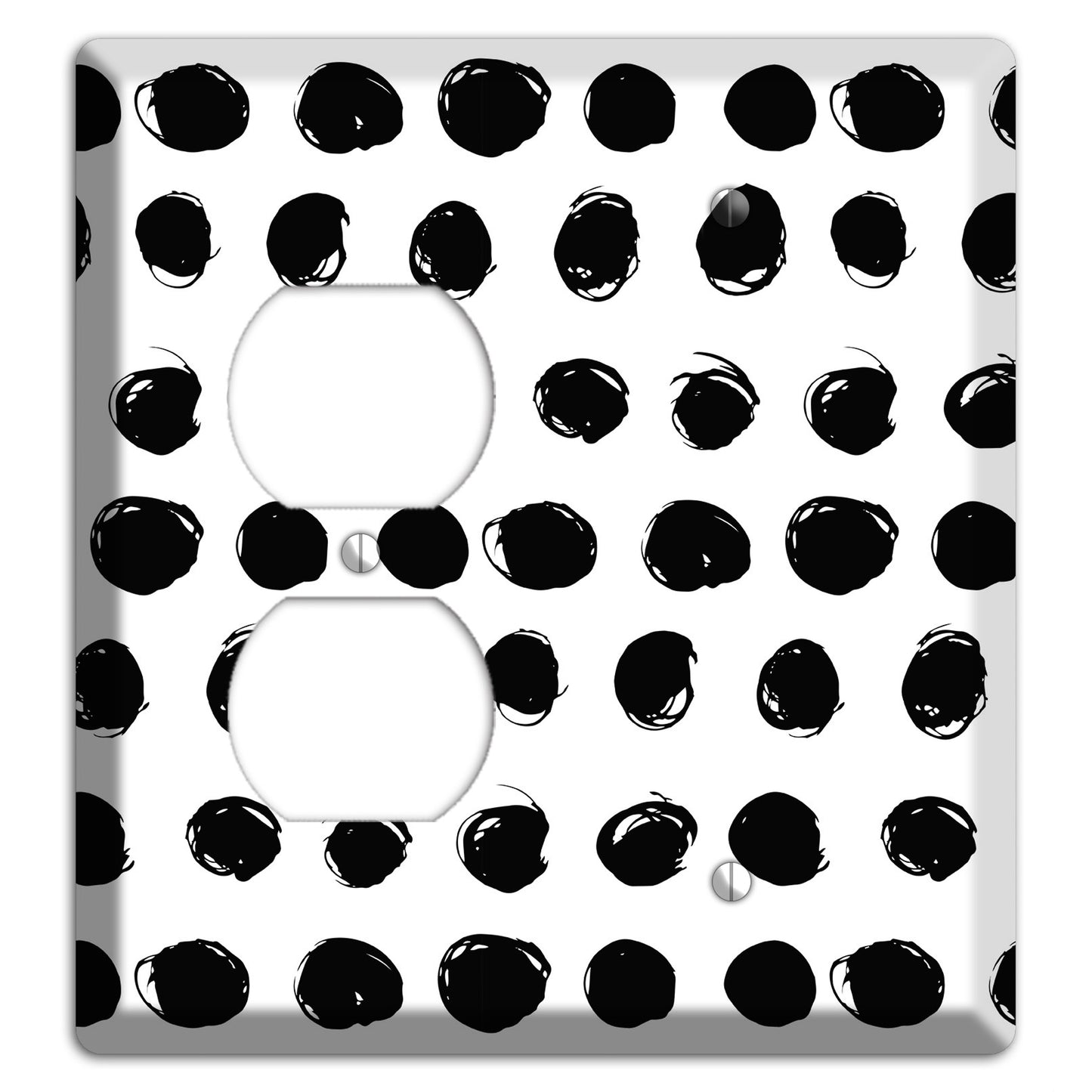 Ink Drops 9 Duplex / Blank Wallplate