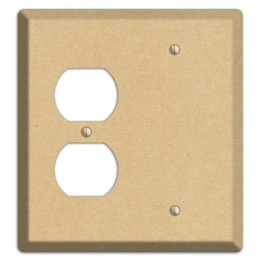 Calico Kraft Duplex / Blank Wallplate