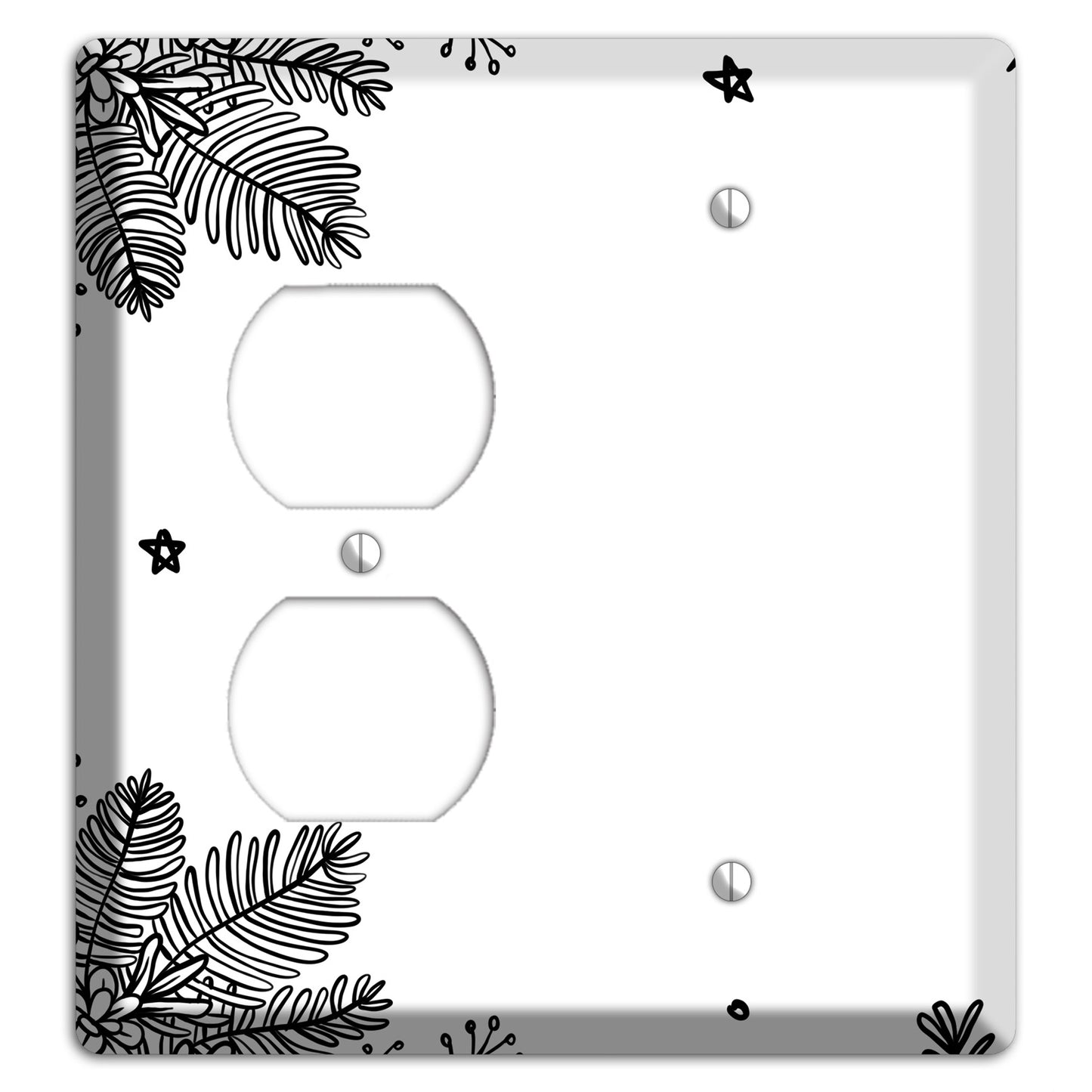 Cartoon Christmas 2 Duplex / Blank Wallplate