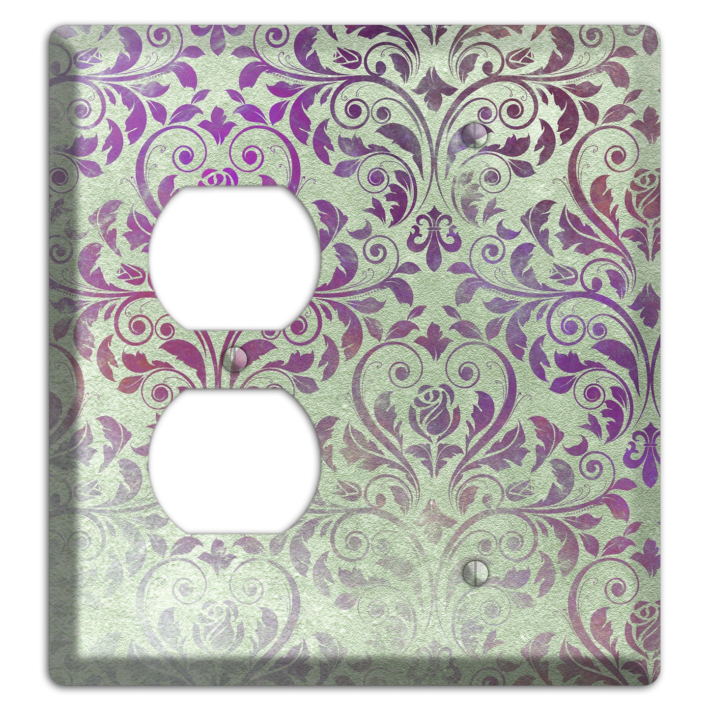 Venus Whimsical Damask Duplex / Blank Wallplate