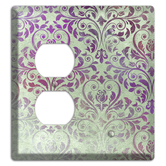 Venus Whimsical Damask Duplex / Blank Wallplate