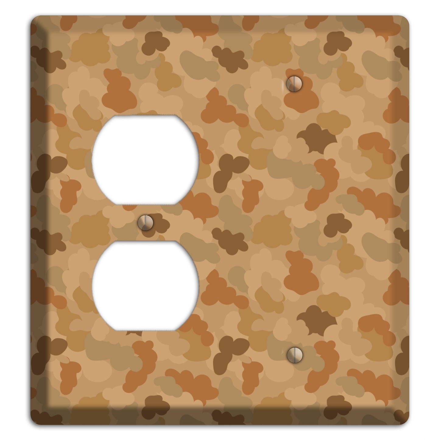 Clouds Camo Duplex / Blank Wallplate