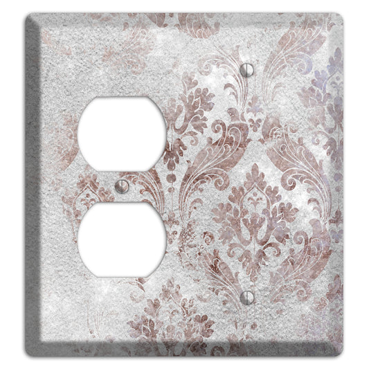 Nobel Whimsical Damask Duplex / Blank Wallplate