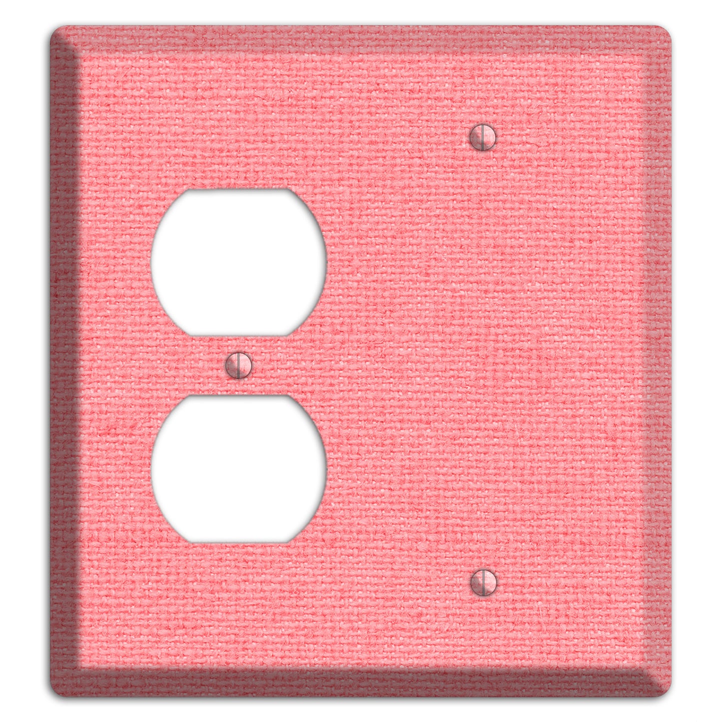 Sweet Pink Soft Coral Duplex / Blank Wallplate