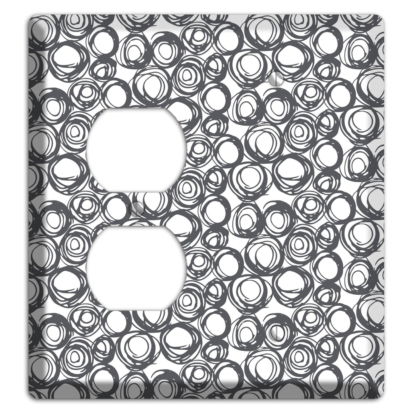 Abstract 24 Duplex / Blank Wallplate