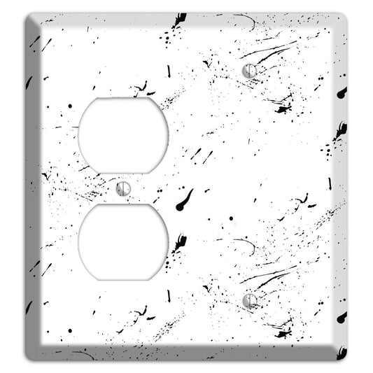 Ink Splash 1 Duplex / Blank Wallplate