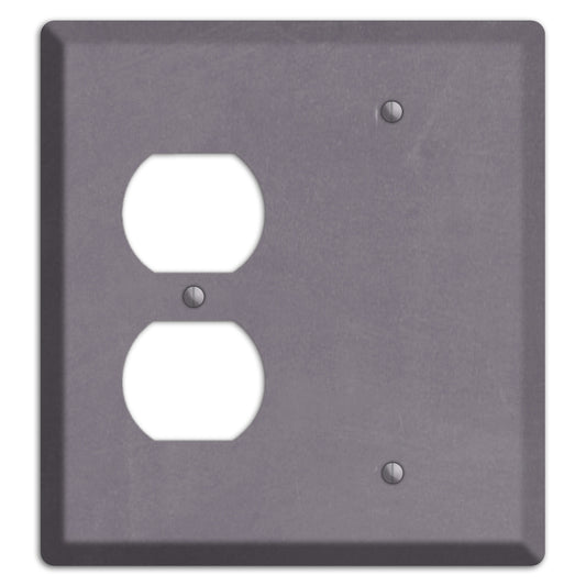 Chalk Purple Duplex / Blank Wallplate