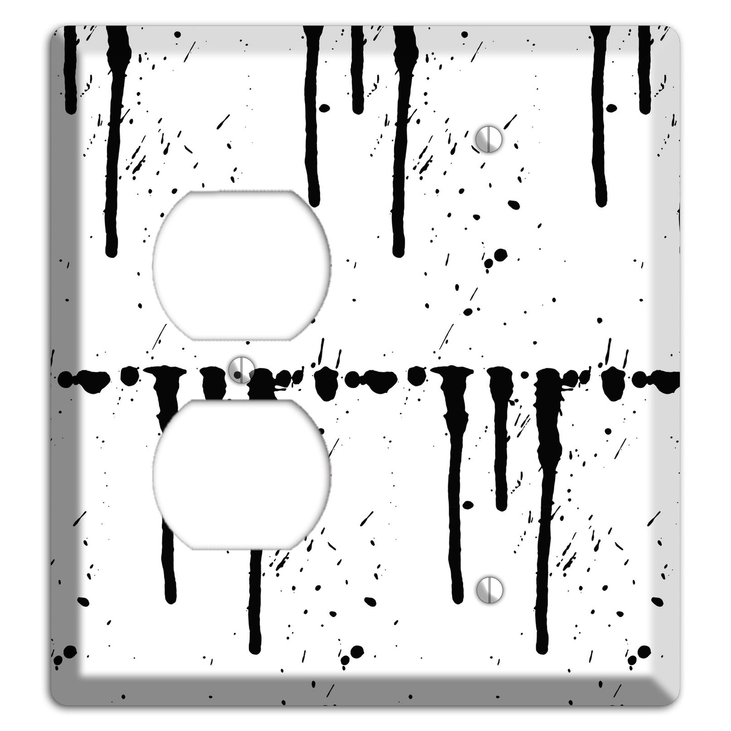 Ink Drips 2 Duplex / Blank Wallplate