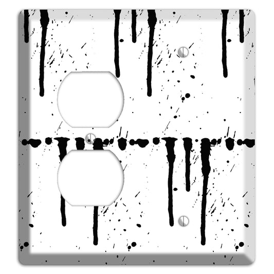 Ink Drips 2 Duplex / Blank Wallplate