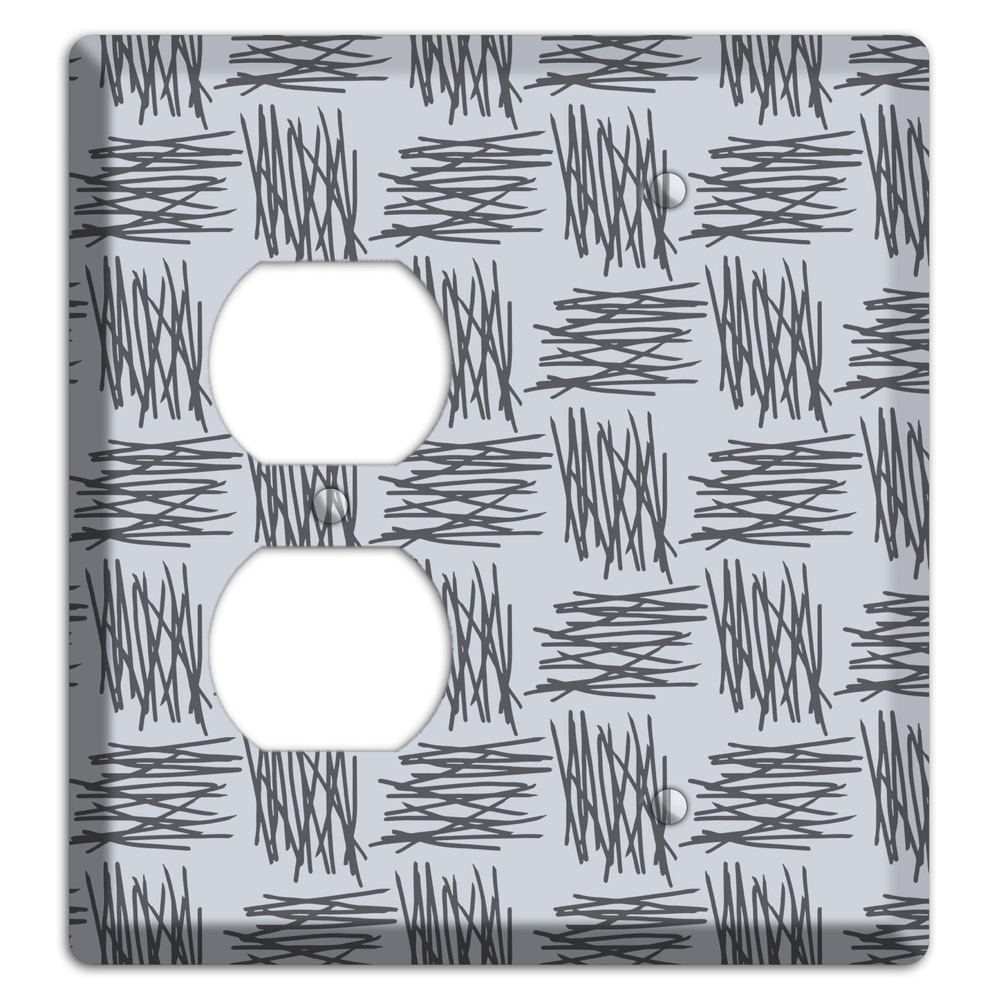 Abstract 10 Duplex / Blank Wallplate