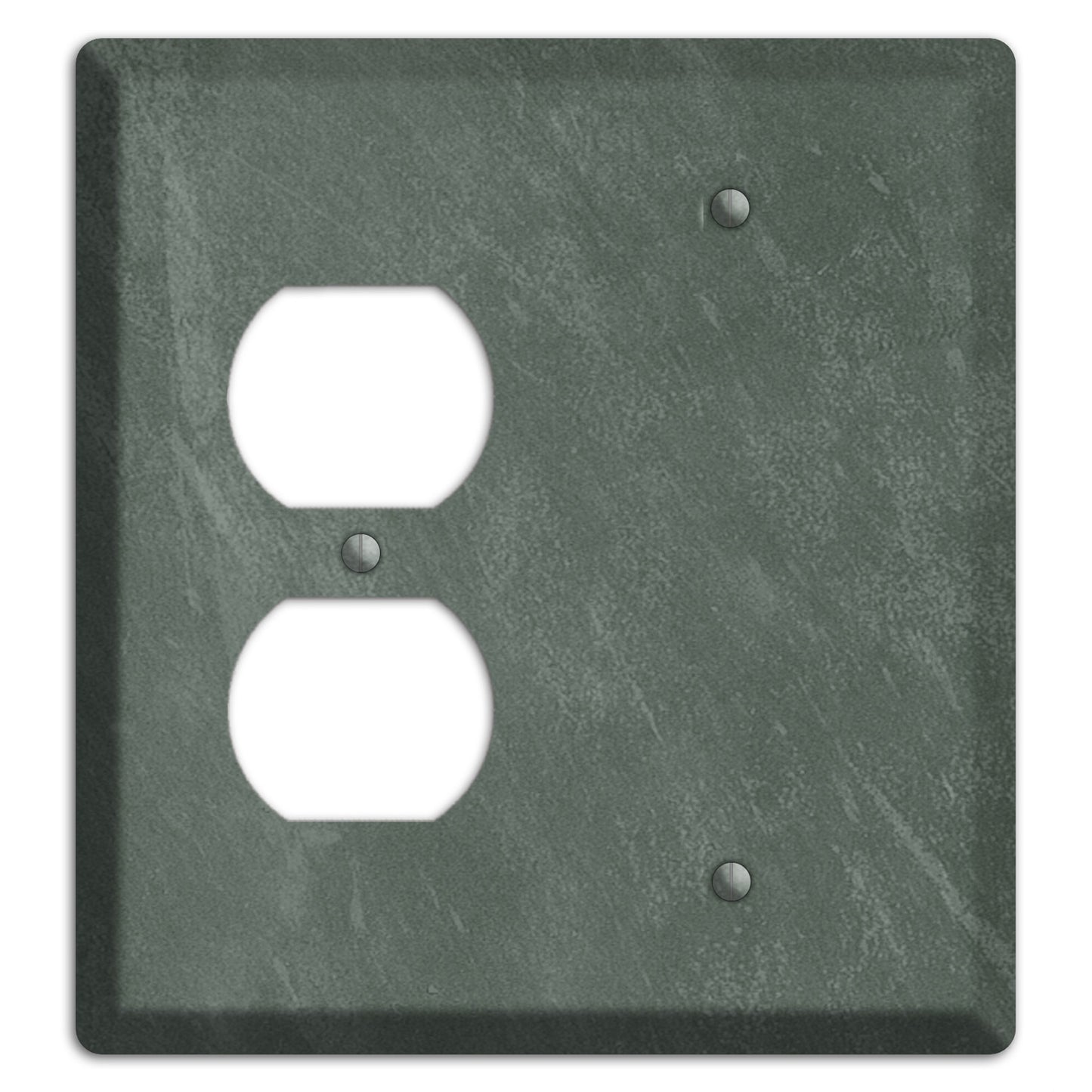 Chalk Dark Green Duplex / Blank Wallplate