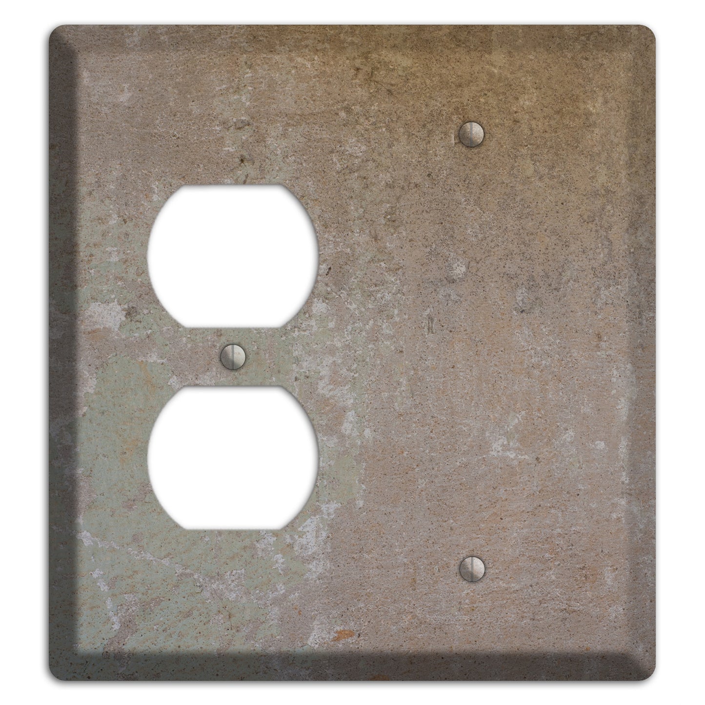 Old Concrete 8 Duplex / Blank Wallplate