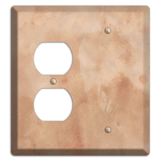 Aged Paper 1 Duplex / Blank Wallplate