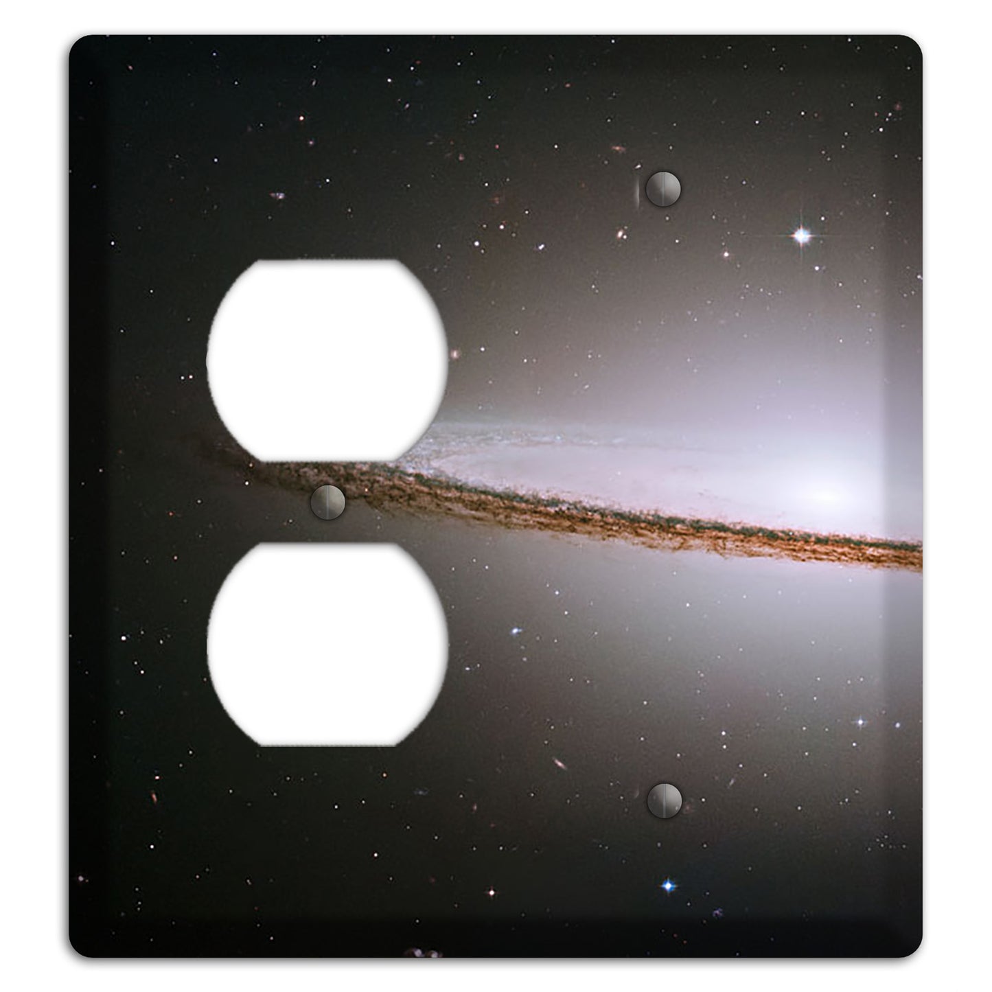 Sombrero Galaxy Duplex / Blank Wallplate