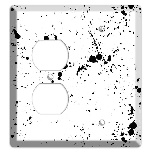 Ink Splash 8 Duplex / Blank Wallplate