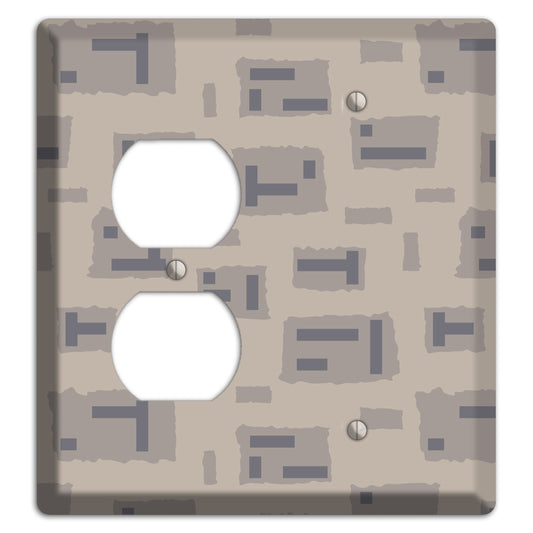 Urban Mout Camo Duplex / Blank Wallplate