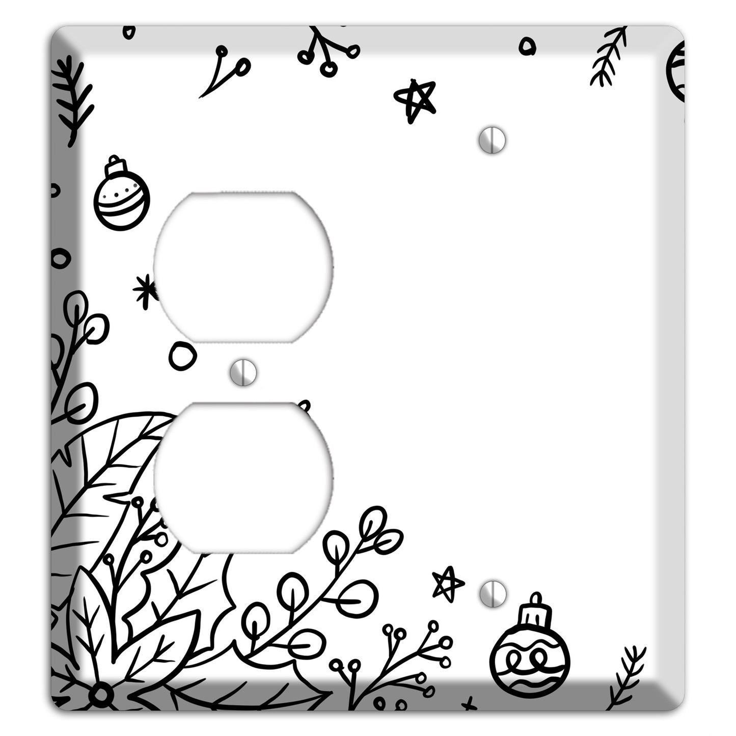 Cartoon Christmas 1 Duplex / Blank Wallplate